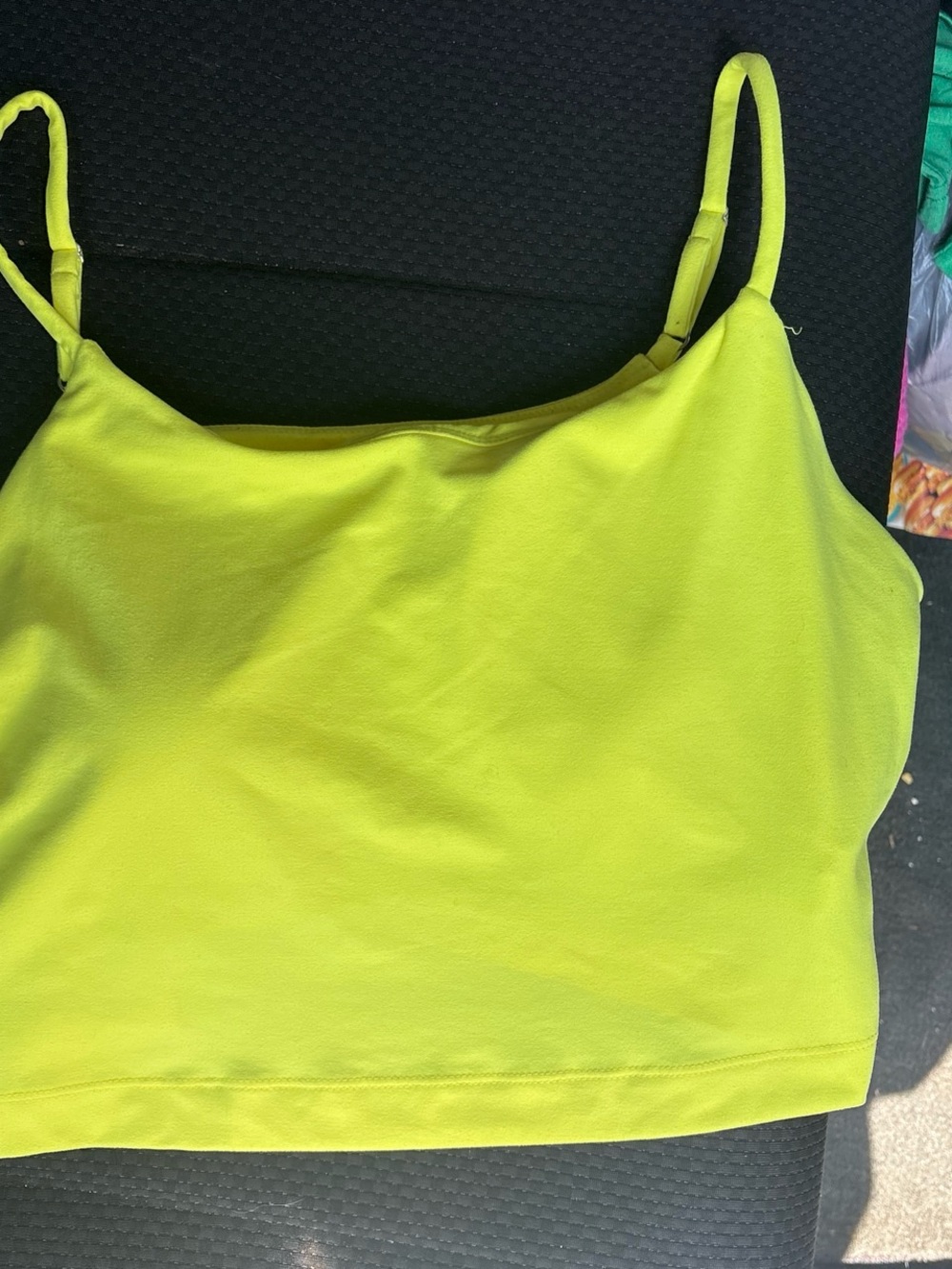 Women’s Rae Mode Neon Yellow Tank Top *perfect for summer*